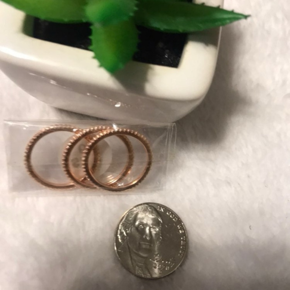 Stackable Eternity Wedding Band Rings - Picture 6 of 7
